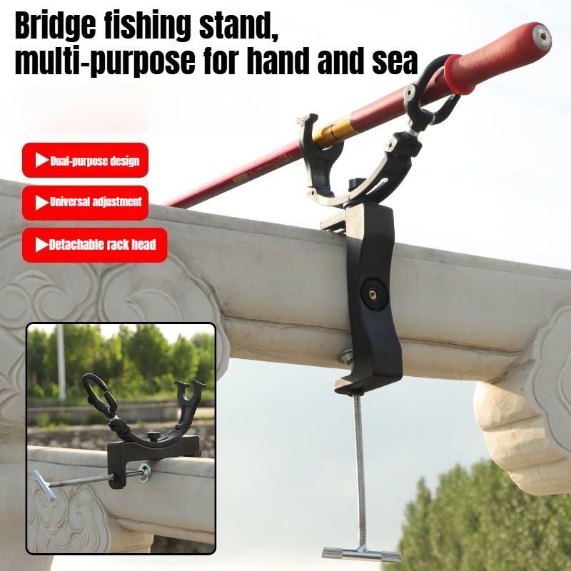 Fishing Rod Boat - 360 ° ขาตั้งคันเบ็ดแบบหมุนปรับได้สำหรับงานหนัก ที่เก็บคันเบ็ดแบบพกพาสำหรับท่าเรือ เรือแคนู อุปกรณ์ดาดฟ้า