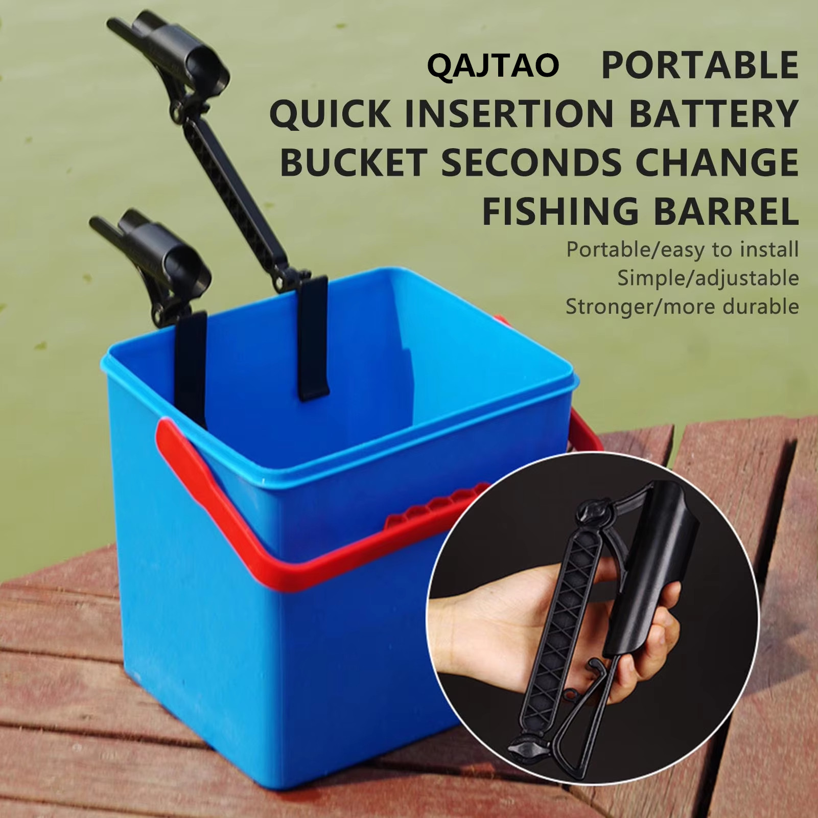 QAJTAO ที่วางคันเบ็ดตกปลา ขนาด - Fishing Rod Rack บทวิจารณ์และราคา
