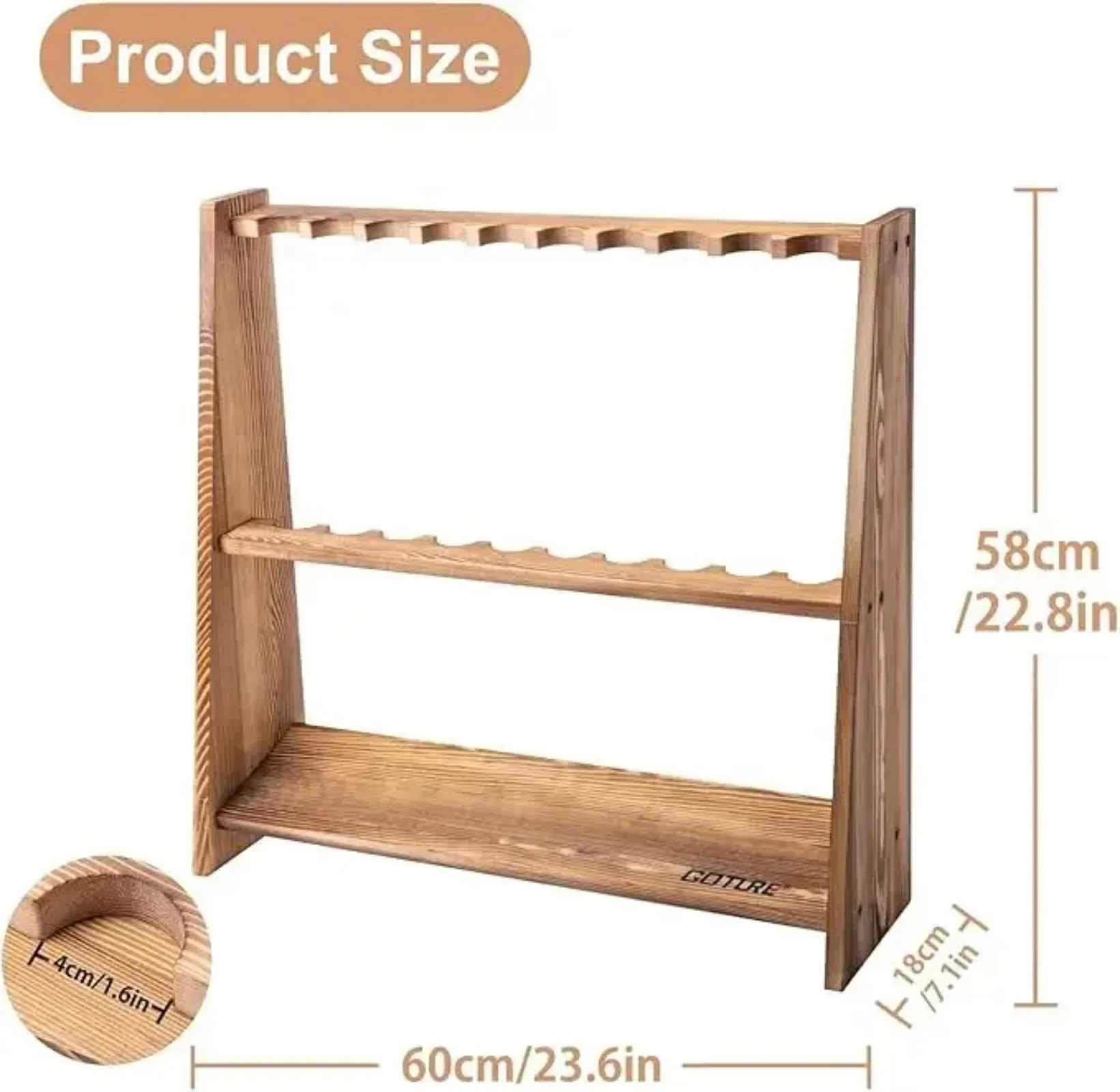 ชั้นวางคันเบ็ดตกปลาแบบตั้งพื้น - Fishing Rod Rack บทวิจารณ์และราคา