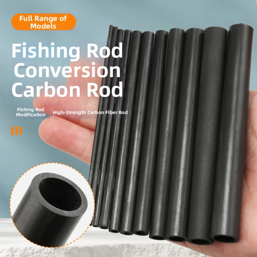 ท่อคาร์บอนไฟเบอร์กลวงสีดำขนาด  - Fishing Rod Tip Replacement บทวิจารณ์และราคา