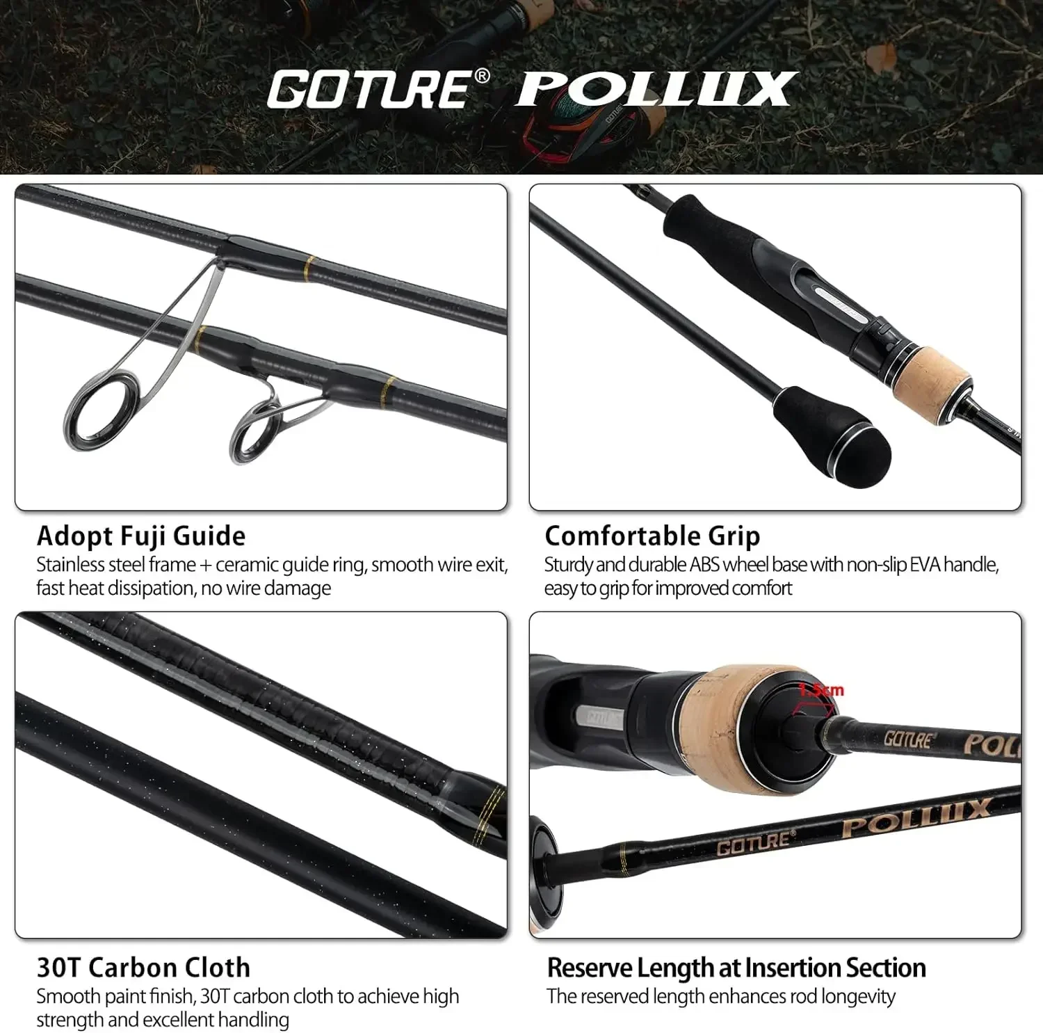 Goture Pollux 1.83M SLOW Jiggi - Kastking Reel Zephyr บทวิจารณ์และราคา